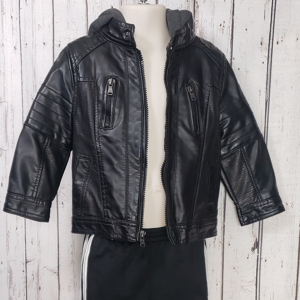 Urband Republic Kids Boys Leather Jacket 2T